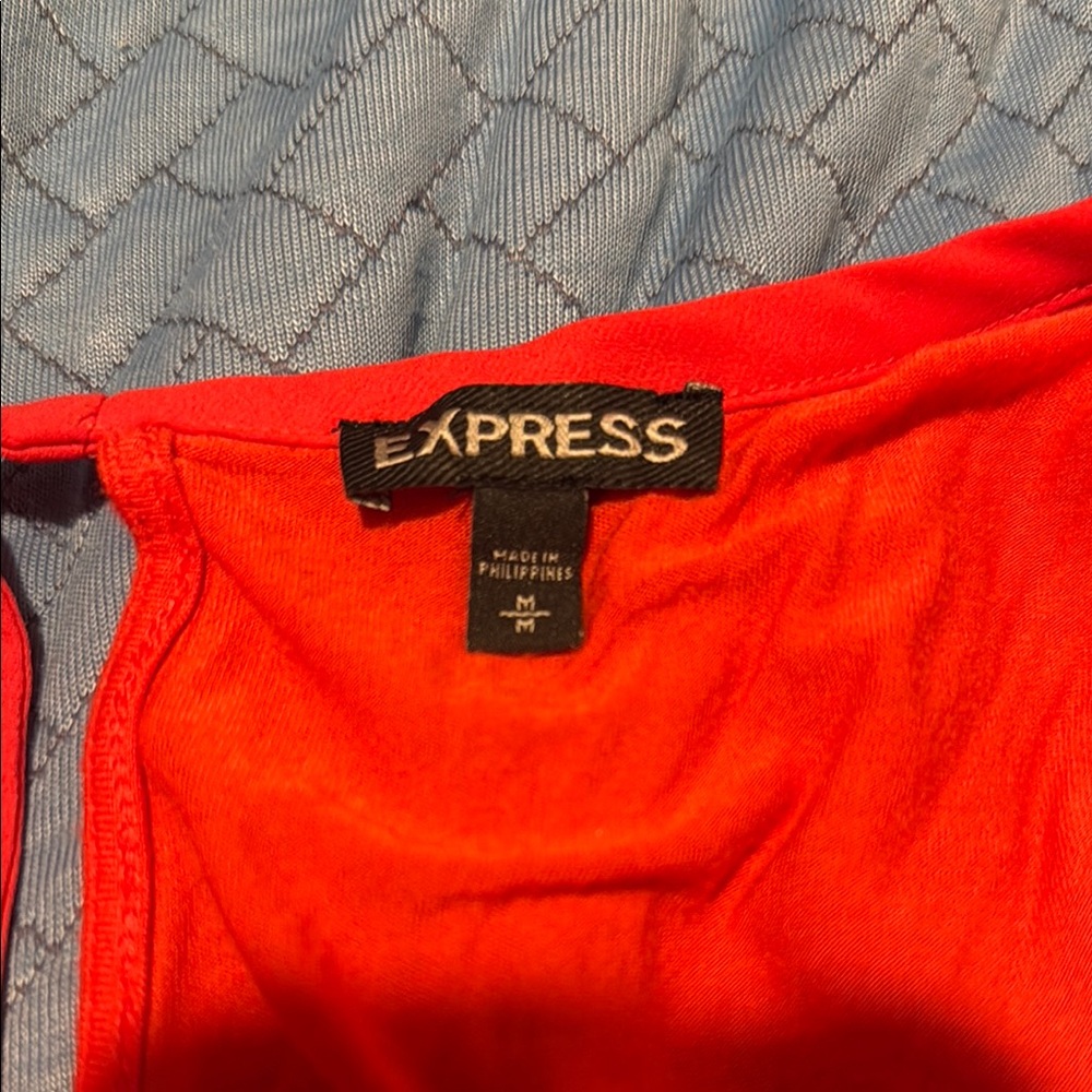 Express Ruffled Sleeveless Top - Picture 2 of 4